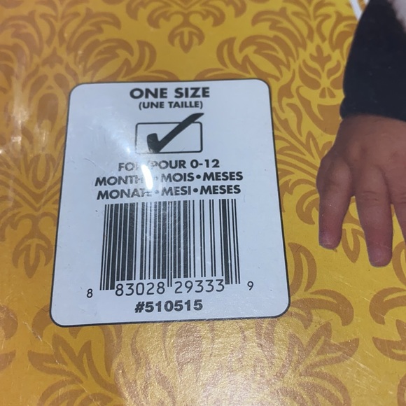 NWT Baby One Size King Costume with bib and hat - Picture 4 of 4